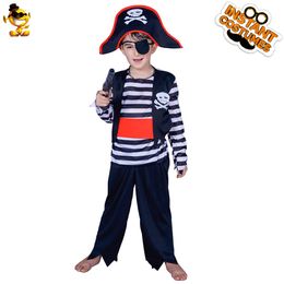 Disfraces de Halloween ropa para niños Pirate cosplay ropa de ropa vestidos de presentación