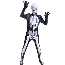 Halloween Kostüme Cos Horror Sexy Lustige Erwachsene Und Kinder Halloween Kostüm Parodie Schädel Overall Cosplay Skelett Horror Spielzeug Spiel Eltern-kind-Party Kostüm
