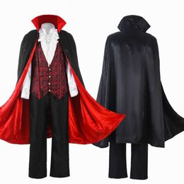 Costumes d'Halloween Cos Horreur Sexy Drôle Adultes Et Enfants Halloween Costume De Jeu De Rôle Horreur Vampire Prince Cape Cosplay Costume Ball Performance Costume