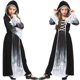 Costumes d'Halloween cos horreur sexy drôle adultes et enfants Halloween cosplay costume fille enfant princesse robe horreur costume g-0301 squelette fantôme costume