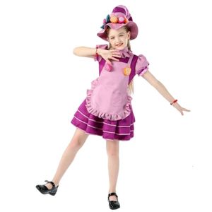 Costumes d'Halloween Costume de Cosplay Halloween Costume de Fille Personnage de Jeu de Cosplay Bonbons Sorcière Maquillage Robe de Bal Halloween Spirit Costumes de Groupe