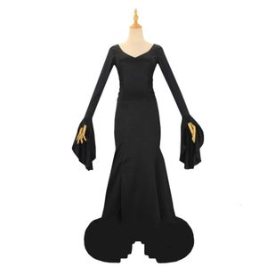 Costumes d'Halloween Costumes de Cosplay Mercredi d'Adam Costume de Tess Adams Cos Robe de spectacle d'Halloween Costumes de groupe Spirit Halloween