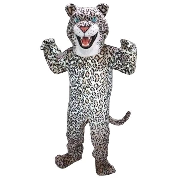 Costumes d'Halloween pour femmes et hommes mascotte panthère vêtements en peluche courts déguisements fête de noël jeu léopard costumes de parade