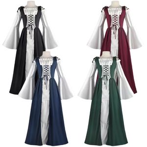 Costumes d'Halloween pour les femmes Costumes sexy médiévaux Robes de la Renaissance pour adultes Robes de fête de carnaval Costume de corset victorien irlandais Cosplay Vêtements taille XS-3XL