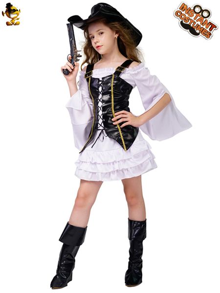 Disfraces de Halloween ropa para niñas Pirate cosplay ropa de vestir de ropa