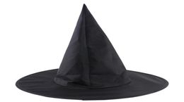 Disfraces de Halloween Sombrero de bruja Mago de mascarada Sombrero de aguja negro Accesorio de disfraz de bruja Fiesta de disfraces Decoración de disfraces JK1909XB2698041