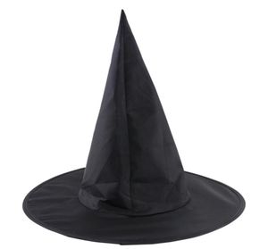 Halloween kostuums heksen hoed maskerade tovenaar zwarte spire hoed heks kostuum accessoire cosplay feest fancy jurk decor jk1909xb7453307
