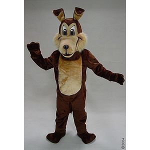 Halloween COYOTE mascotte Costume lapin de Pâques en peluche costume thème déguisement publicité fête d'anniversaire Costume tenue