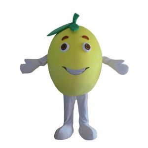 Costume de mascotte de pamplemousse mignon d'Halloween de haute qualité personnaliser le personnage de thème d'anime de fruit de dessin animé taille adulte fête d'anniversaire de Noël tenue de fantaisie