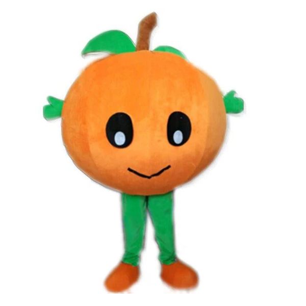 Disfraz de mascota naranja lindo de Halloween Personalización Dibujos animados Fruta Anime tema personaje Navidad Fiesta de lujo Vestido Carnaval Unisex Adultos Traje