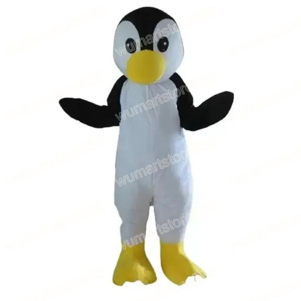 Disfraz de mascota de pingüino lindo de Halloween Carnaval Pascua Traje unisex Tamaño para adultos Fiesta de cumpleaños de Navidad Vestir al aire libre Accesorios promocionales