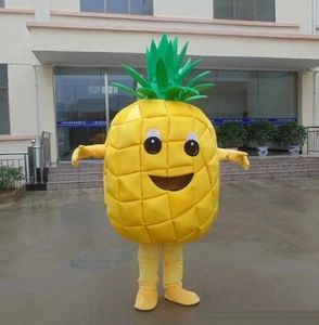 Halloween schattige ananas mascotte kostuum topkwaliteit cartoon fruit thema personage carnaval unisex volwassenen outfit kerst verjaardagsfeestje jurk