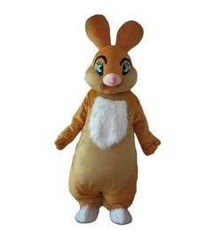 Halloween schattig konijn mascotte kostuum hoogwaardige cartoon pluche dier anime thema karakter volwassen maat kerst carnaval fancy jurk