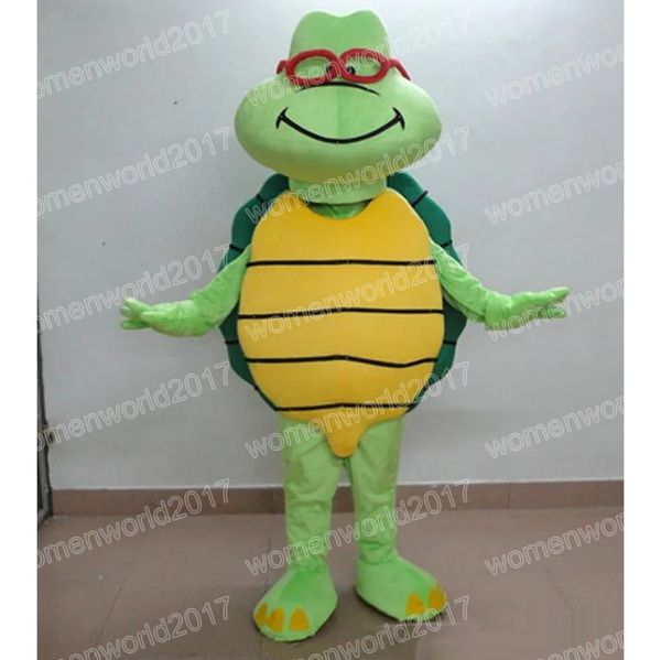 Costume de mascotte de tortue mignonne d'Halloween, tenue de personnage de dessin animé, tenue unisexe, pour anniversaire, noël, carnaval, robe fantaisie