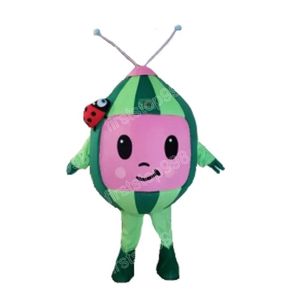 Halloween Costume de mascotte de pastèque mignon Cartoon anime thème unisexe adultes taille publicitaire accessoires de Noël