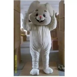 Halloween mignon lapin blanc mascotte Costume dessin animé thème personnage noël carnaval fête fantaisie Costumes tenue adulte