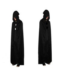 Halloween Death Cloak Hooded Cape Witch Adult Devil Robe Cosplay Party Prop2294853