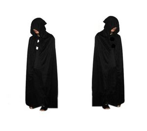 Halloween Death Cloak Hooded Cape Witch Adult Devil Robe Cosplay Party Prop6863347