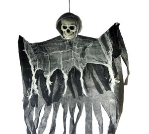 Décoration d'Halloween Creepy Skeleton visage suspendu Horreur fantôme House House Grim Reaper Halloween Props Supplies JK1909XB2421518