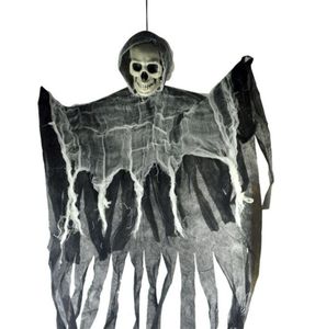 Halloween Decoratie Creepy Skeleton Face Hangende Ghost Horror Haunted House Grim Reaper Halloween Props Levers JK1909XB9482746