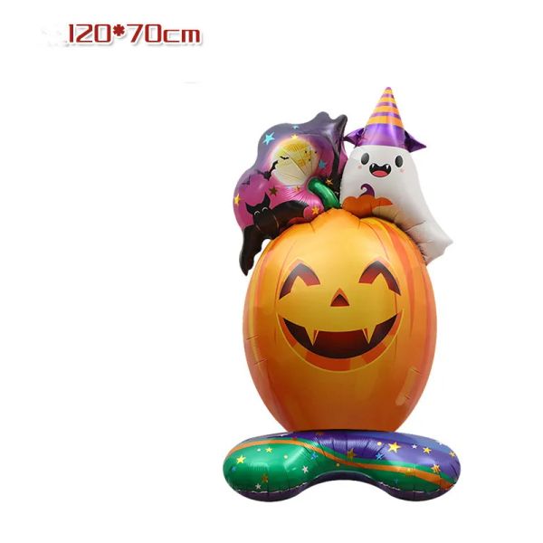 Ballon jouet 4D en forme d'arbre flétri, accessoires de décoration d'halloween, ballon de dessin animé en forme de citrouille, cadeau pour enfants