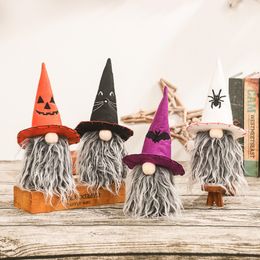 Halloween-decoraties gezichtsloze pluche kabouterpop Feestelijk feest Home Ornament Cadeau Nieuwjaar