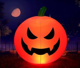 Décorations Halloween Pumpkin gonflables de 24 pouces avec batterie intégrée non incluse C08262635970