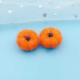 Halloween Decors Autumn Filt Balls Handmade Wool Filt Balls Pumpkin Ornament