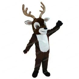 Halloween Deer Elk Mascot Costuums Carnival Hallowen Gifts Volwassenen Fancy Party Games Outfit Holiday Celebration Catoon Character Outfits