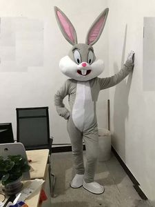 Halloween Discount vente d'usine Costume de mascotte de lapin de Pâques professionnel Costume de personnage de dessin animé pour adulte Publicité Décorations extérieures d'Halloween publiques