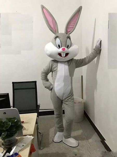 Halloween Discount vente d'usine Costume de mascotte de lapin de Pâques professionnel Costume de personnage de dessin animé pour adulte Publicité Décorations extérieures d'Halloween publiques