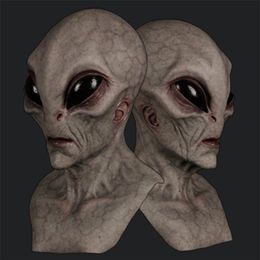 Halloween DIY Alien Maskers Horror Cosplay Kostuums Halloween Party Latex Volgelaatsmasker Prop Terreur Hoofddeksels Pop Maskerade 2208163383