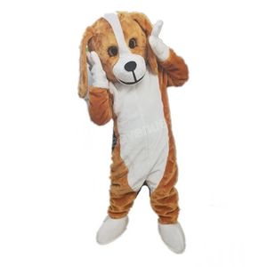 Costume de mascotte de chien d'Halloween de qualité supérieure personnage de thème animal de dessin animé Carnaval unisexe adultes taille fête d'anniversaire de Noël tenue fantaisie