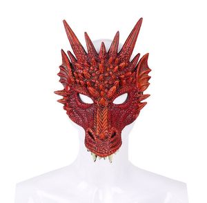 Halloween Dragon masque mardi gras fête PU mousse 3D Animal robinet masque déguisement fête enfants adulte cadeau jouet