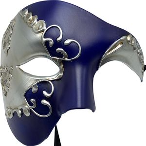 Halloween habiller réunion annuelle mascarade balle fête hommes et femmes modèles masque demi-visage adulte rétro princesse prince masque