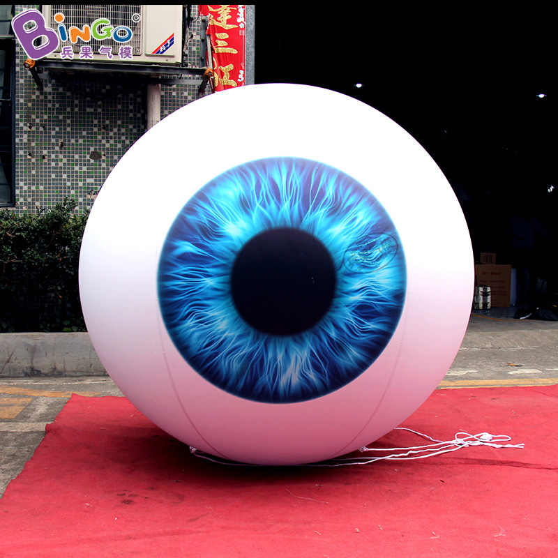 Halloween Eye Balls Inflatable Closed Air Blue Mock Dress up Ghost Hands Head Simulation Witch Tombstone Model