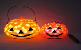 Halloween Festive Party Supplies Lanterns Children039s Portable Rotating Led Led Starry Pumpkin Music Cosplay Dec9612529