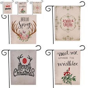 Merry Christmas Vlag Hello Spring Happy Holidays Ornaments Halloween Xmas Outdoor Bloem Elanden Letter Patroon Geschenken Vlaggen 6 5XL G2