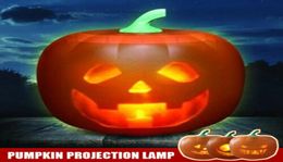 Halloween Flash Talking Animated Pumpkin Toy Projection Lampe for Home Party Lantern Decor accessoires Drop 2009293706900
