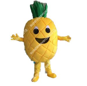 Costume de mascotte d'ananas de fruits d'Halloween de qualité supérieure personnage de thème de dessin animé Carnaval unisexe adultes taille fête d'anniversaire de Noël tenue fantaisie