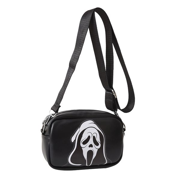 Halloween drôle squelette sac à bandoulière femmes Europe et États-Unis tendance personnalité petit sac carré commerce extérieur chaud minier décontracté dames sac