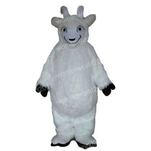 Halloween Furry Sheep Mascot Costume Simulation Cartoon Character Outfits Pakken Volwassenen Outfit Kerst Carnaval Fancy Dress For Men Women