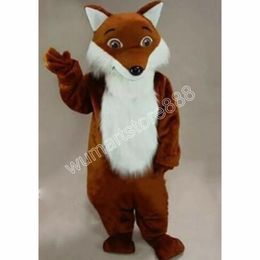 Disfraz de Mascota de zorro para Halloween, traje de carnaval, talla para adultos, fiesta de cumpleaños de Navidad, accesorios promocionales