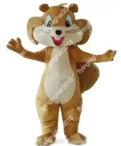 Halloween Fursuit Écureuil Costume De Mascotte Unisexe Dessin Animé Thème Personnage Carnaval Hommes Femmes Robe De Noël Fantaisie Performance Robe De Fête