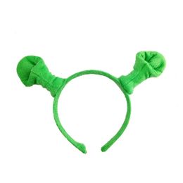 Halloween Garden Autres cheveux Home Hoop Shrek Hairpin Ears Band Band Cercle Cercle Party Costume Article Masquerade Supplies Pin