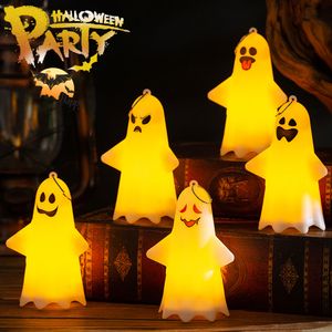 Veilleuse fantôme d'halloween, lanterne à main en forme de gothique, lampe suspendue à piles, accessoire de fête, pendentif, décoration de maison