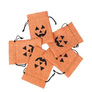 Halloween Gift Bag Jute Burlap Jewellry Packing Pouches Chirstmas Party Decor Bags Candy Sachet Can Customi jllPsW