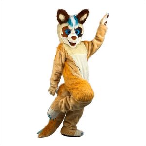 Halloween Gift Fox Dog Mascot Costume Party Birthday Anime Thomal Fancy Dishy Costume Customation Characoning Turnits Suit