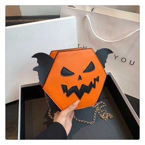 Halloween Cadeau Grappige Duivel Pompoen Tas Leuke Persoonlijkheid Creatieve Crossbody Nieuwe Senior Sense Schouder voor Vrouwen 220923