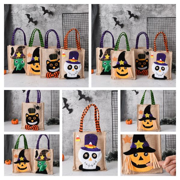 Regalo de Halloween, bolso no tejido, bolsa de dulces, Festival fantasma, bolsa de calabaza, accesorio de decoración, bolsa de regalo por envío marítimo P60